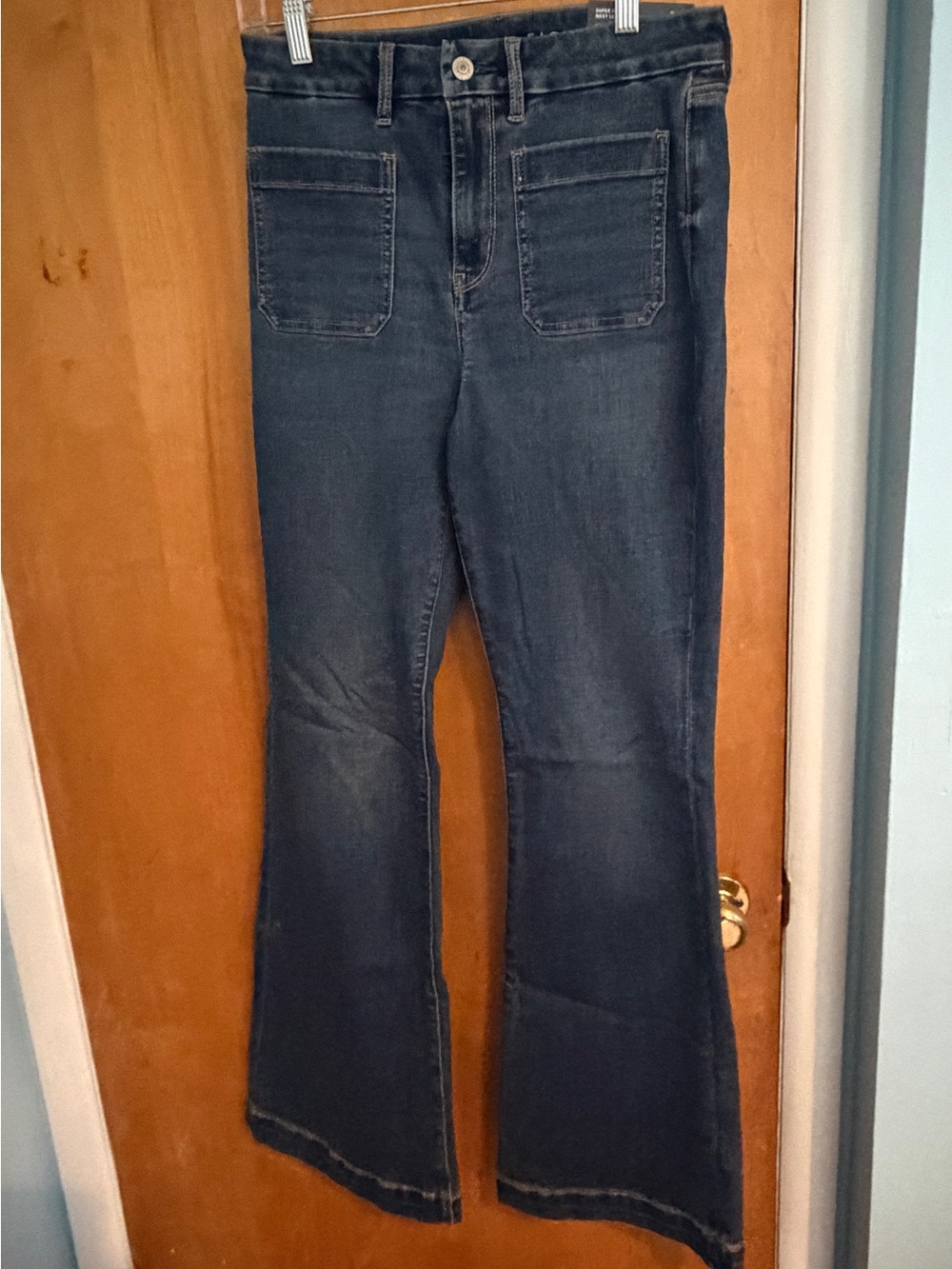 American Eagle Women’s Dark Blue Flared Jeans